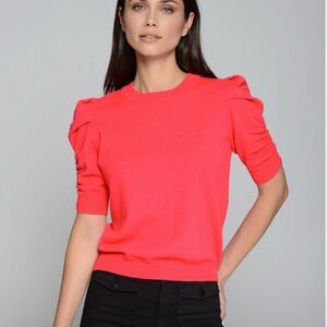 Vilagallo Vibrant  Puff Sleeve Top